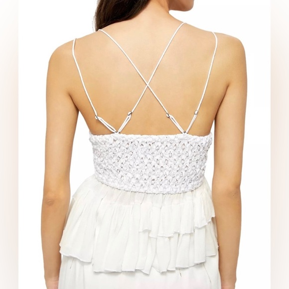 NWT! Free People Intimately White Adella Cami Top - Picture 2 of 10